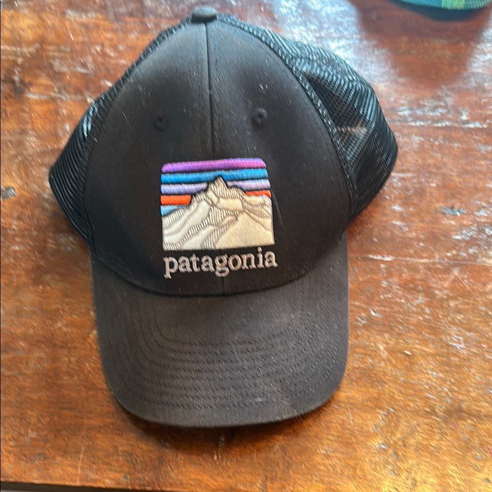 Patagonia Black Cap with Colorful Logo